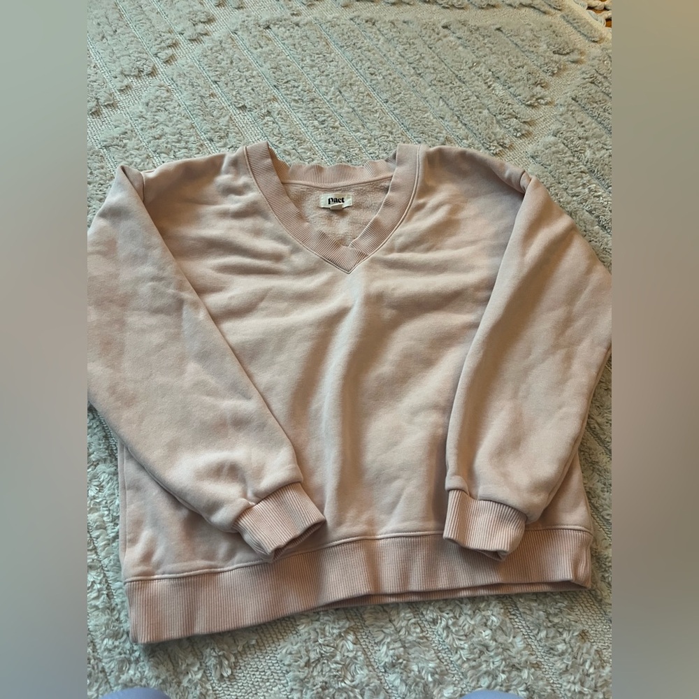 Pact Blush Pink Sweatshirt